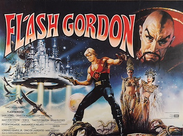 Flash Gordon - original movie quad poster