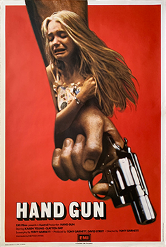 Hand gun - original British movie one-sheet poster
