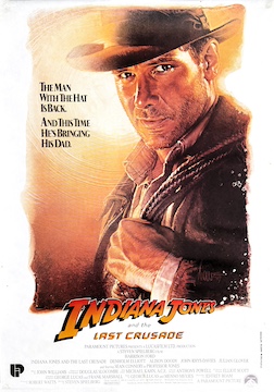 Indiana Jones and the Last Crusade - original Belgian advance movie poster