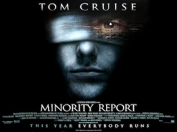 Minority Report - original movie quad poster