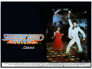 Saturday Night Fever - original movie quad poster
