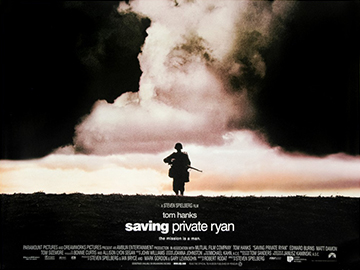 Saving Private Ryan - original advance movie quad poster