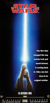 star wars trilogy THX remastered - original movie video teaser poster