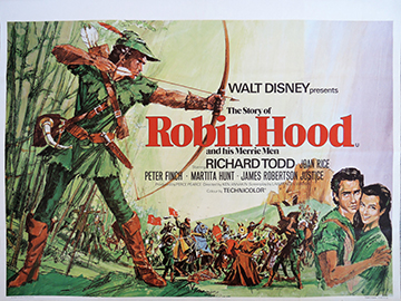 The Story Of Robin Hood - original movie quad poster