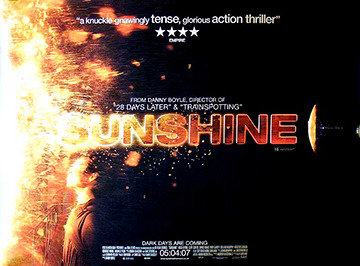 Sunshine - original movie quad poster