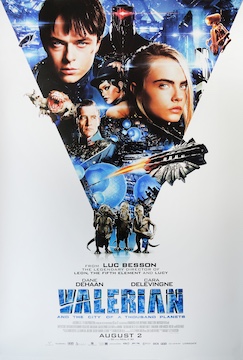 Valarian - original movie one-sheet poster