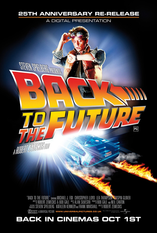 Back To The Future 25th Anniversary one sheet poster