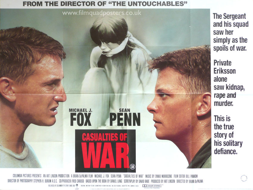 Casualties Of War quad poster