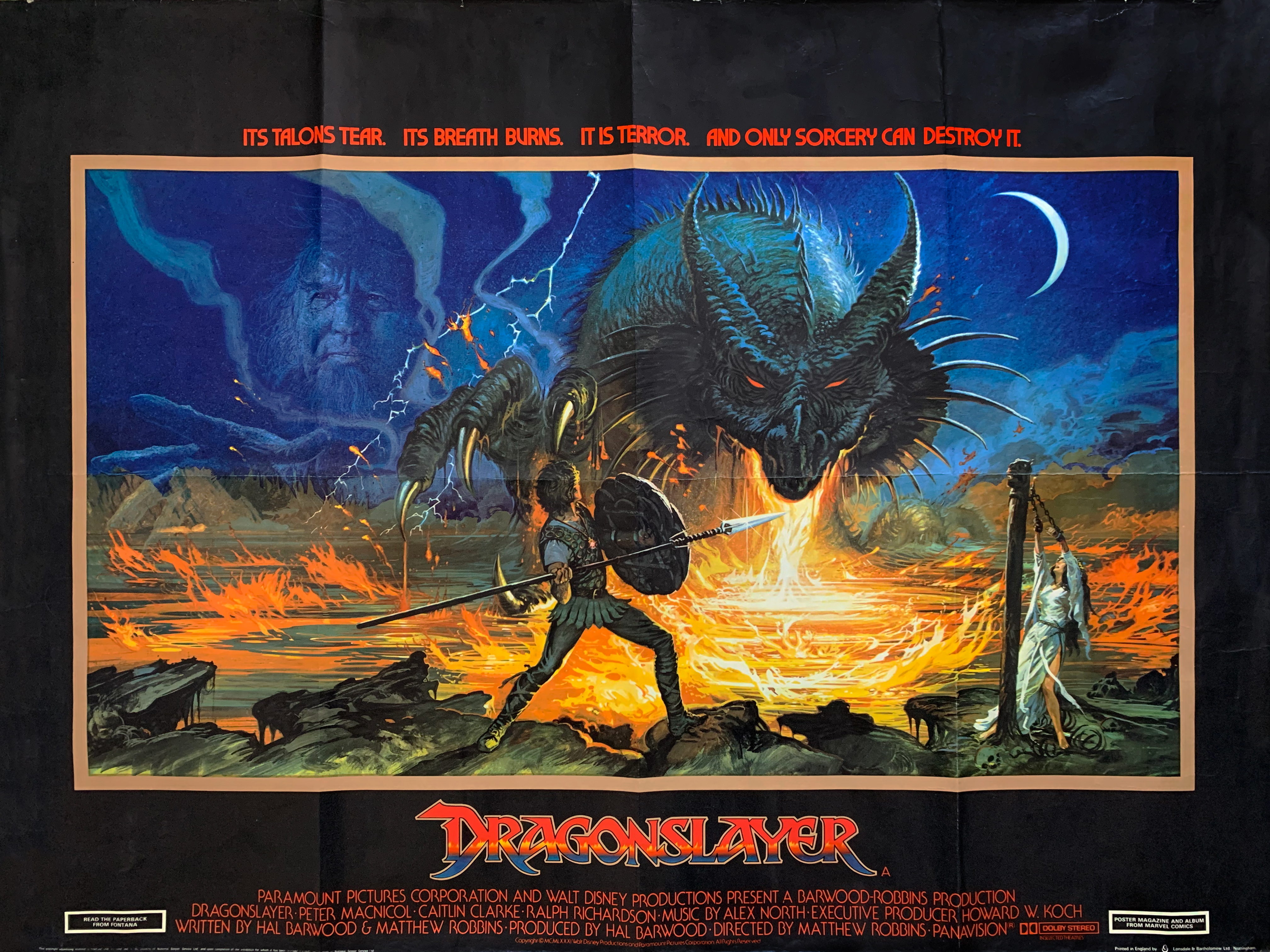Dragonslayer quad poster