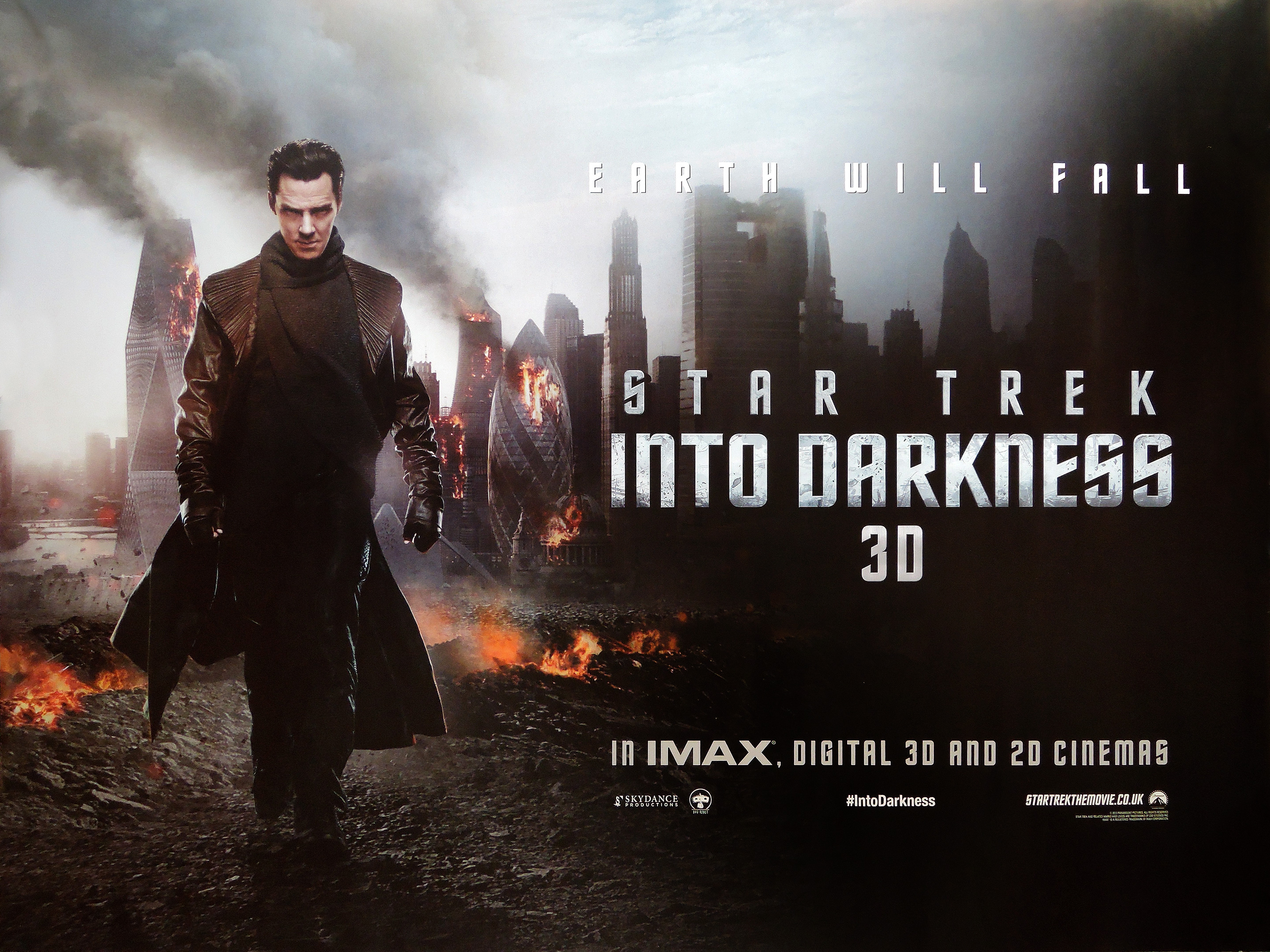 Star Trek - Into Darkness movie quad poster