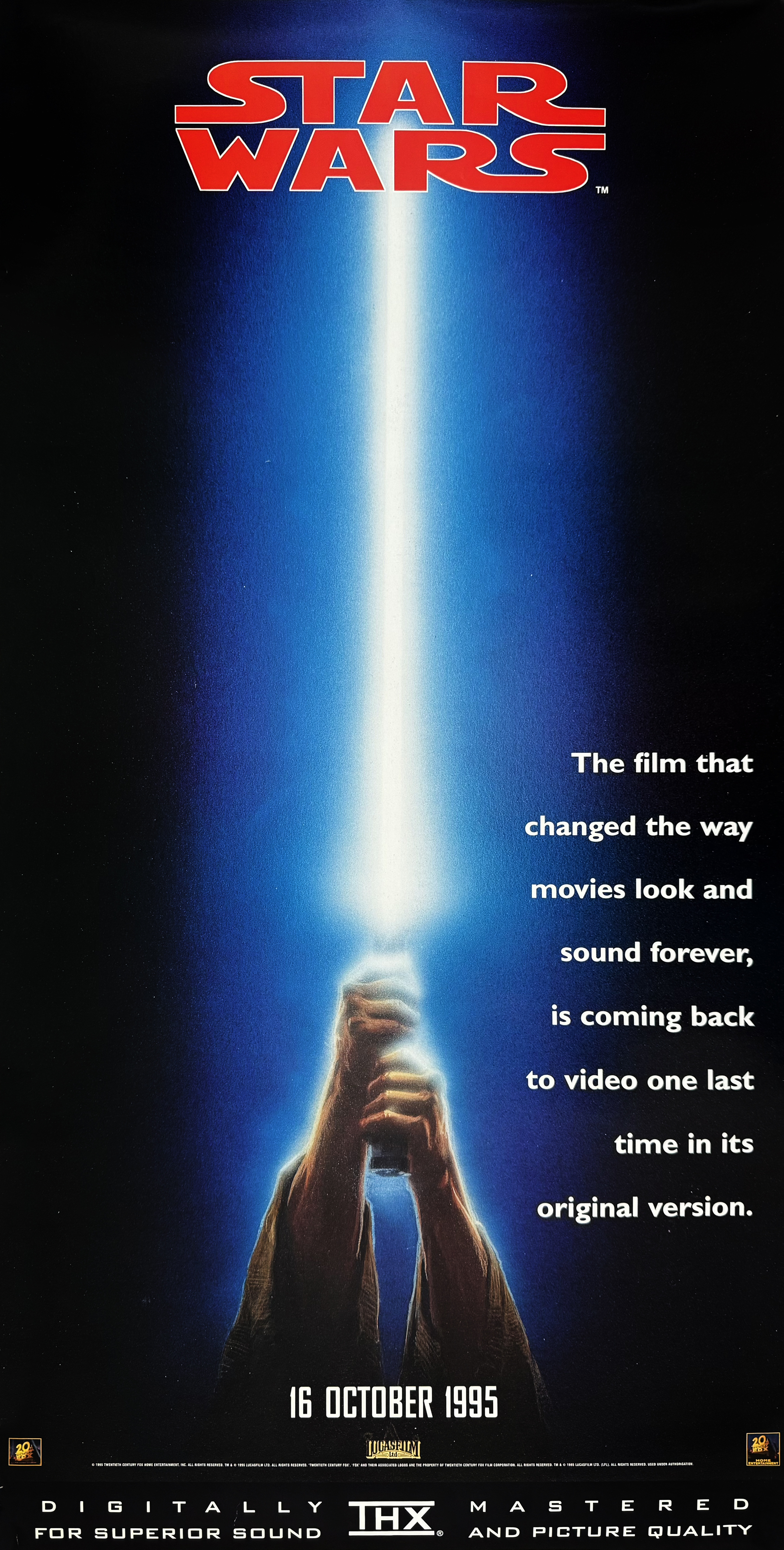 Star Wars thx digitally remastered trilogy video teaser poster 