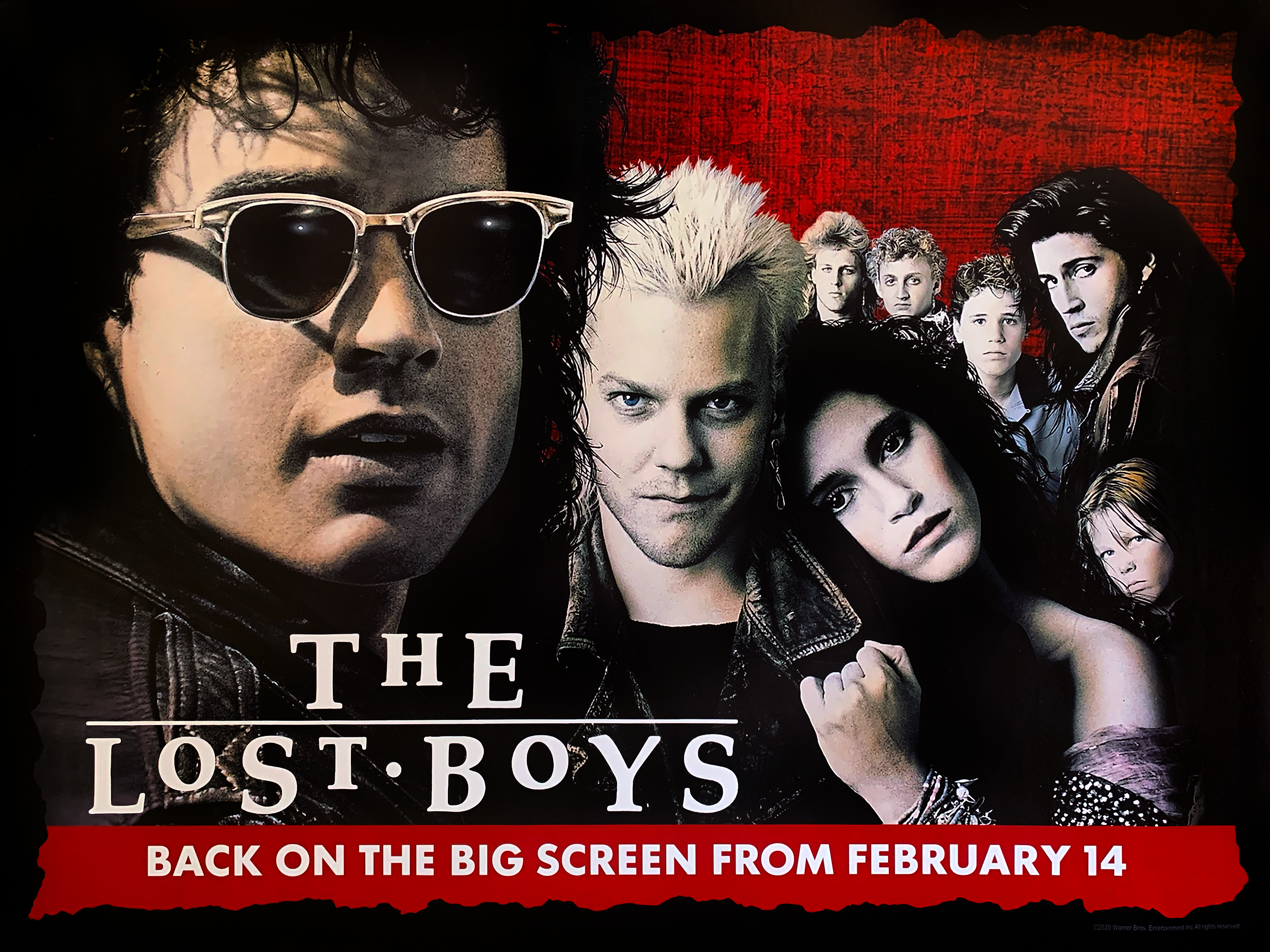 The Lost Boyes movie quad poster