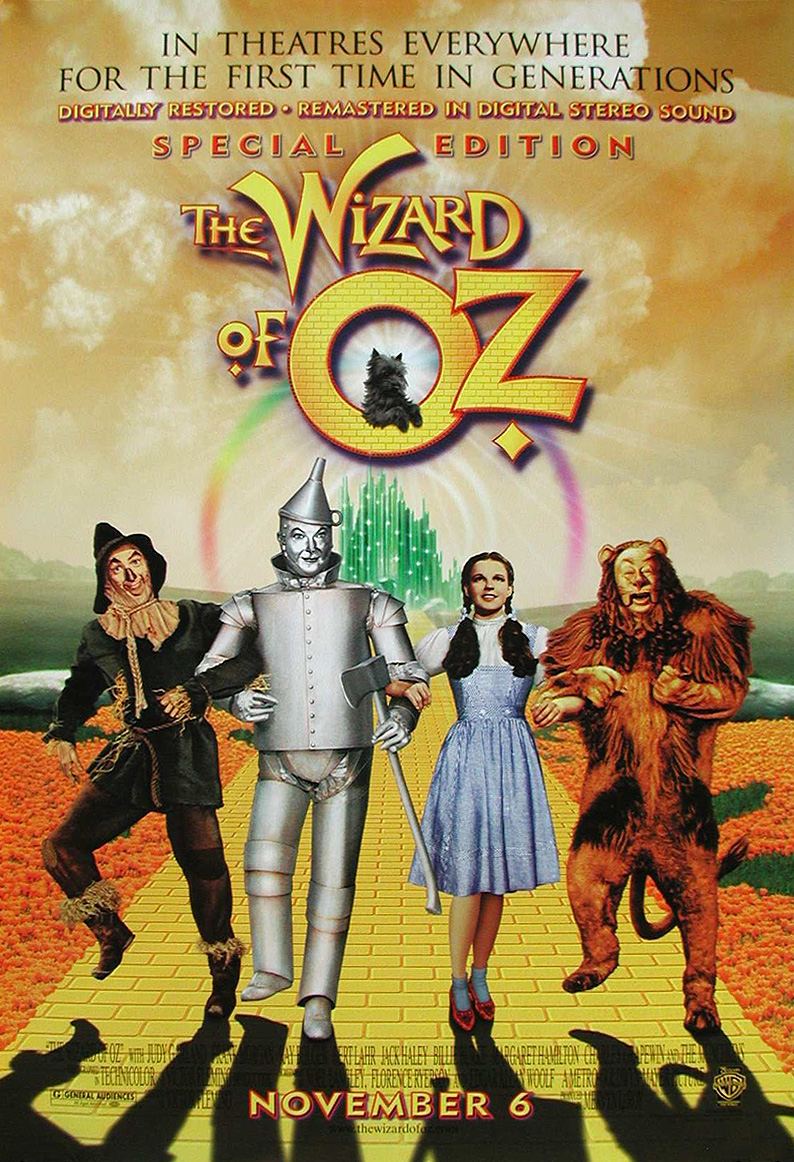 The Wizard Of Oz movie quad poster